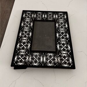 Elegant Black Ornate Photo Frame 4x6